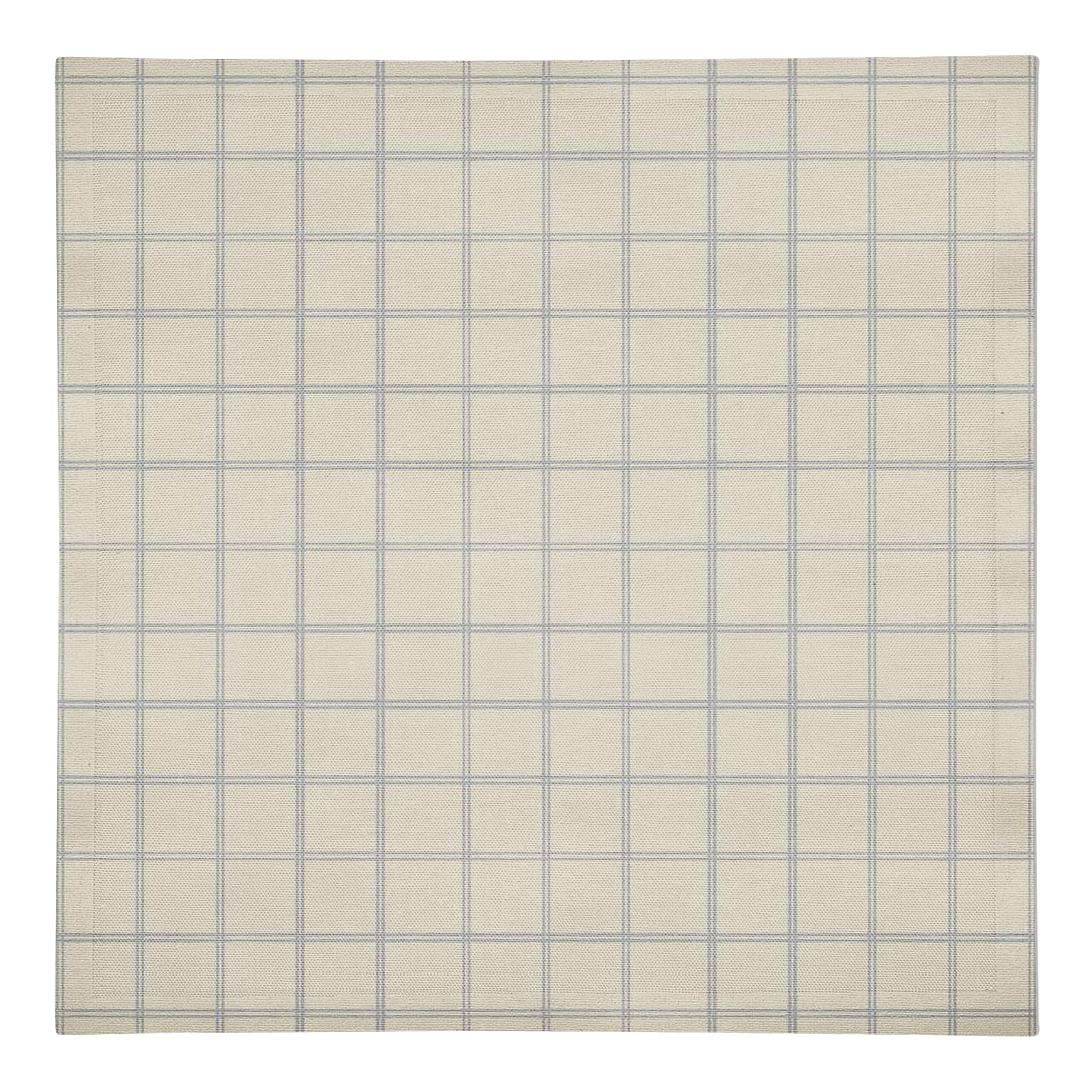 Cream Check Cotton Twill Napkin